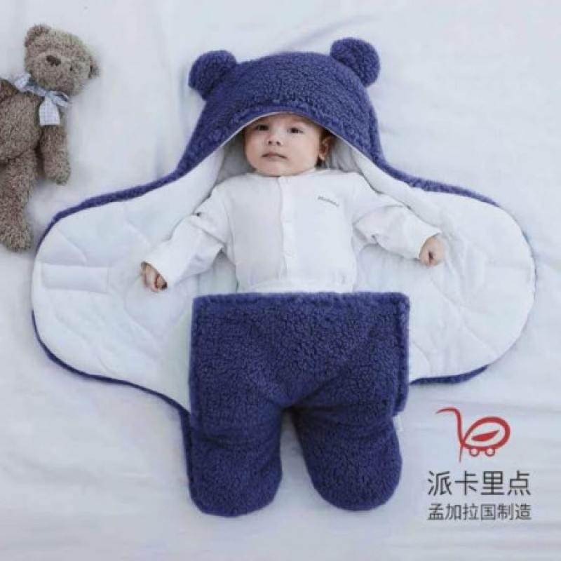 Navy Blue_ Color Baby Blanket Original China Item
