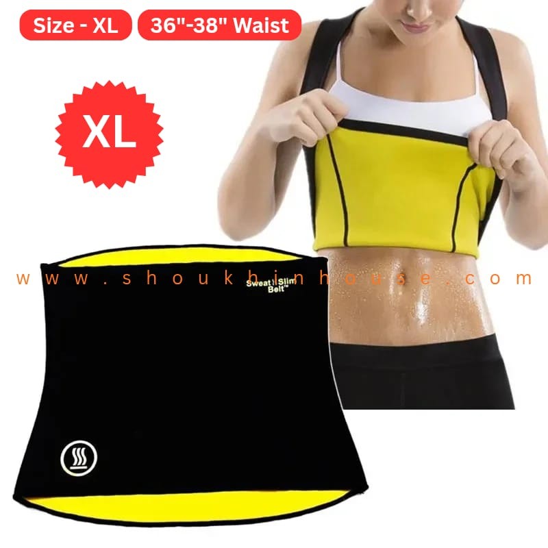 Sweat Slim Belt For Men and Women _Size _ XL
